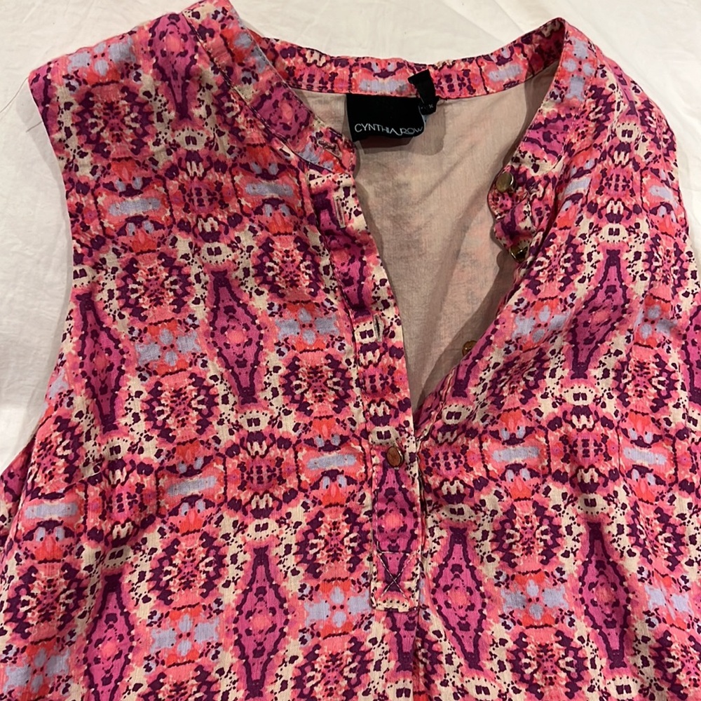 chinese dress ladies Dollie Linen Mini Dress Red main image 0